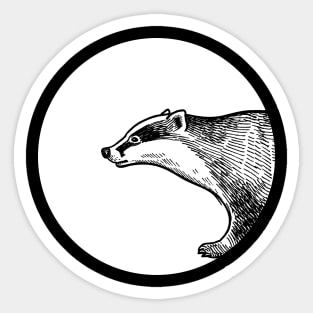 Badger Sticker